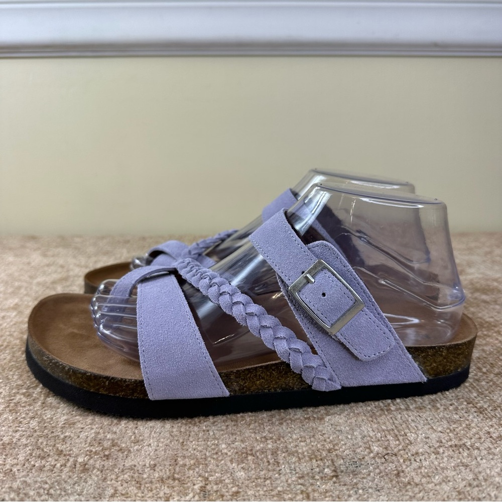 Mountain Sole NWOT Lavender Leather Slip-On/Sandals Size 9 - Picture 6 of 13